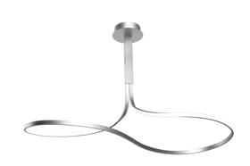 Nur Silver XL Ceiling Lights Mantra Semi Flush Fittings
